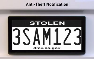 Digital License Plates with Changing Messages Being Tested in CA
