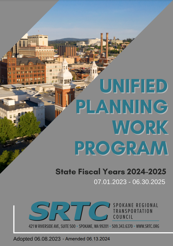 Unified Planning Work Program Cover - Amended 06.30.2024